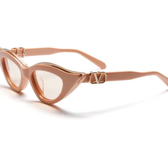 New! Valentino VLS 114C Stylish Beige Sunglasses, Authentic main image 15